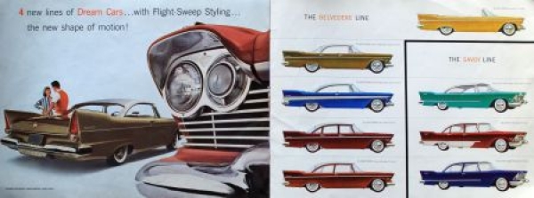 Plymouth Belvedere Modelprogram 1960 Carbrochure (9802)